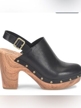 Kork-Ease Darby heeled clogs size 8